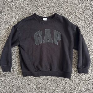 Baby GAP Toddler Crewneck Sweatshirt Size 4 Years Black Logo